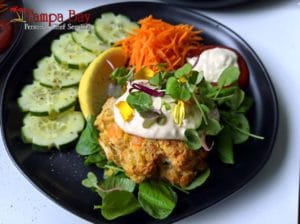 crab cakes appetizer plate copy