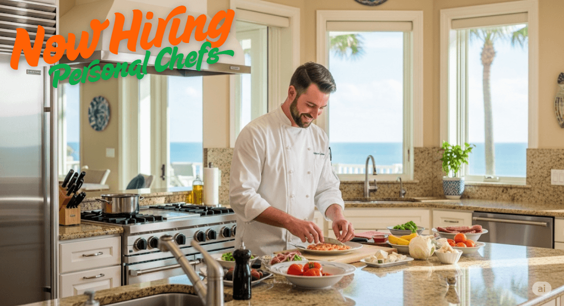 now hiring personal chef job in clearwater tampa florida